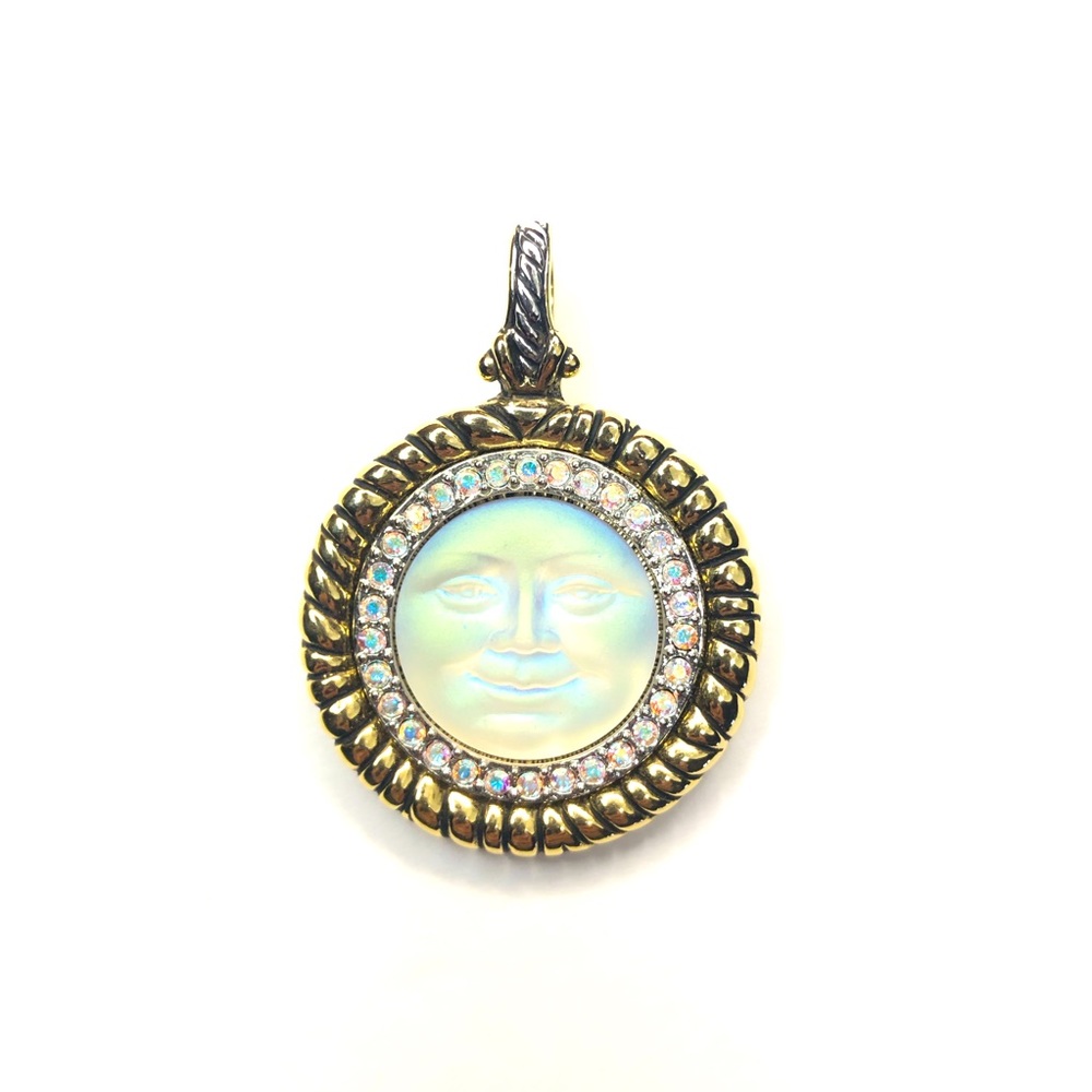 Vintage Kirks Folly Man on the Moon Toggle Pendant
